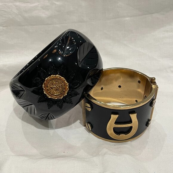 PREOWNED DESIGNER CUFF BUNDLE OF 2 - Picture 1 of 12